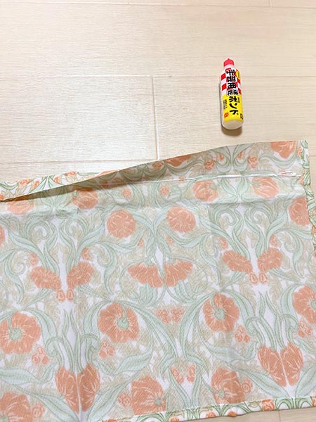 簡単版上部端縫い