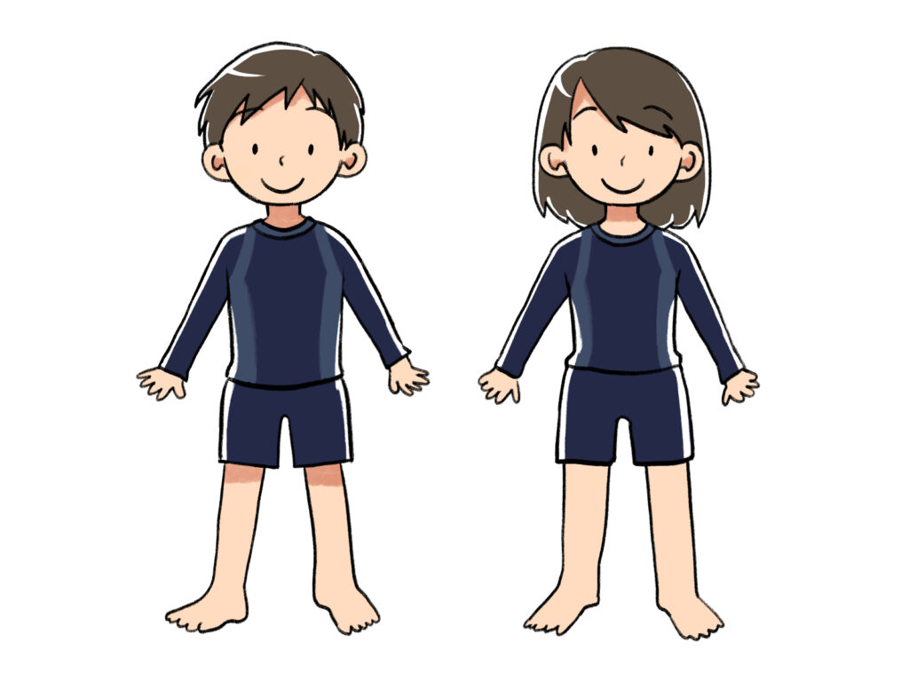 キッズのラッシュガードイメージ画像